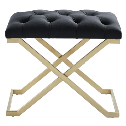 VIVA LIFESTYLE INC. Furiture Single Bench - Black/gold