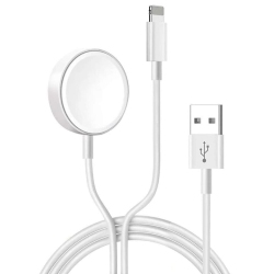 STRAPSCO USB Combo 2-In-1 Charger for Apple Iphone & Apple Watch In Multicolor