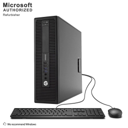 HP Refurbished (Good) - Elitedesk 705 G1 Sff, Amd A10 Pro-7800B Quad Core Up to 3.9Ghz, 8G Ddr3, 500G, Wifi, Bt, DVD, W10P64 (En/fr/es)