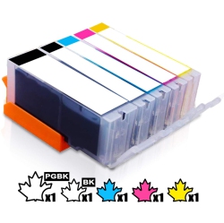 INKFIRST 1 Set Of 5 Compatible Ink Cartridges Replacement for Pgi-280 Xxl Pgi-280Xxl Cli-281 Xxl Cli-281Xxl Pixma Ts6120