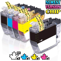 INKFIRST 5 Compatible Ink Cartridges Lc3013 Xl Lc3011 Replacement for Brother Lc3013 Xl Lc3011 Mfc-J497Dw Mfc-J690Dw Mfc-J895D