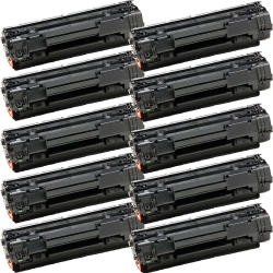 INKFIRST 10 Compatible Toner Cartridges Replacement for HP Cb435A / Ce285A / Cb436A 35A / 85A / 36A Laserjet M1213Nf M1136