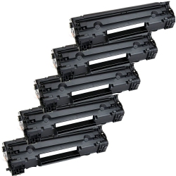 INKFIRST 5 Compatible Toner Cartridges Replacement for HP Cf283A 83A Laserjet Pro M201Dw M201N Mfp M225Dn Mfp M225Dw