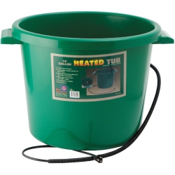 FARM INNOVATORS 16 Gal Plastic Heated Bucket