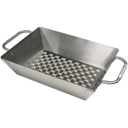 BROIL KING Deep Dish Square Bbq Wok - Stainless Steel
