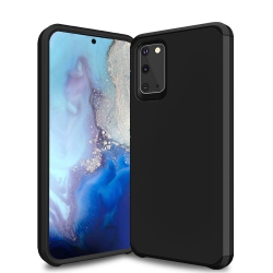 TELZE Ultra Protective Dual Layer [PC+ Tpu] Armor Case for Samsung Galaxy S20 Ultra / S20 Ultra 5G (Black)