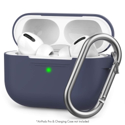 AHASTYLE Airpods Pro Case Protective Cover [Front Led Visible] [Added
