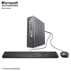 HP Refurbished (Good) - Elitedesk 800 G1 Usff, Intel Quad Core I5 4570S Up to 3.6Ghz, 16G Ddr3, 1T SSD, Wifi, Bt 4.0, W10P64 (En/fr/es)