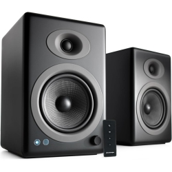 AUDIOENGINE A5+ Premium Powered Bookshelf Speakers (Pair) - In Black