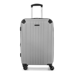 SWISS MOBILITY - Pvg - 24 Inch Hard Side Luggage - In Silver