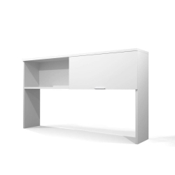 MODUBOX Pro-Linea Desk Hutch With Doors - In White