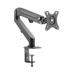 UPLITE Single Gas Spring Lcd Monitor Desk Mount Stand Fully Adjustable Articulating Arm for 1 Screen Up to 27