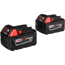 MILWAUKEE 48-11-1822 M18 Redlithium Xc3.0 High Capacity Battery 2-Pack