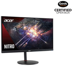 Open Box - Acer Nitro 23.8" FHD 165Hz 2ms GTG IPS LED FreeSync Gaming Monitor (XV240Y) - Black