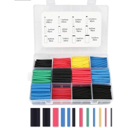 STANZ (Tm) 850 PCs 2:1 Heat Shrink Tubing Tube Sleeving Wrap Cable Wire 5 Color 12 Size