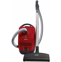 MIELE Classic C1 Cat & Dog Bagged Canister Vacuum Cleaner - Mango - 5 Year Warranty In Red