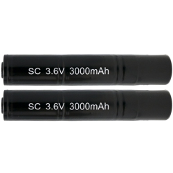 POWER PORTABLE 2 X 3.6 Volt Nimh Battery Sticks (3000 Mah) for Flashlights (Streamlight Stinger HP
