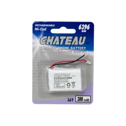 CHATEAU 2-Pack 3.6 Volt Nicd 300 Mah Cordless Phone Batteries (6396 Un)