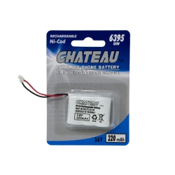 CHATEAU 2-Pack 3.6 Volt Nicd 320 Mah Cordless Phone Batteries (6395 Un)
