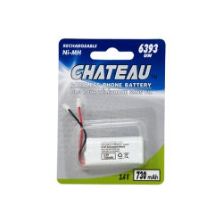 CHATEAU 2-Pack 2.4 Volt Nicd 730 Mah Cordless Phone Batteries (6393 Un)