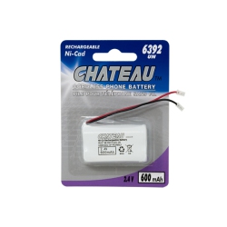 CHATEAU 2-Pack 2.4 Volt Nicd 600 Mah Cordless Phone Batteries (6392 Un)
