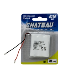 CHATEAU 2-Pack 3.6 Volt Nicd 600 Mah Cordless Phone Batteries (6390 Un)