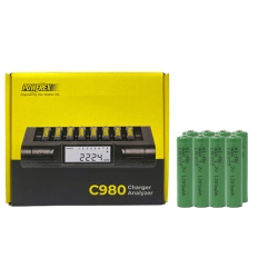 POWEREX C980 Smart Charger & 8 Aaa Nimh Batteries (1200 Mah)