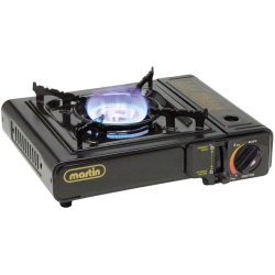 MARTIN Outdoor Portable Tabletop Butane Burner In Black