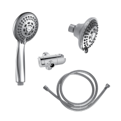AKUAPLUS ® 3-Way Shower With 5 Settings - Chrome