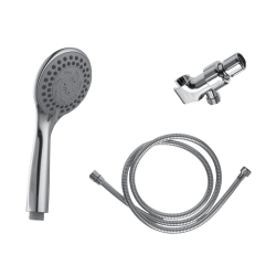 AKUAPLUS ® Hand Shower Kit With 5 Settings - Chrome