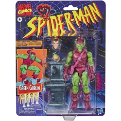 MARVEL Legends Retro 6 Inch Action Figure Spider-Man - Goblin Reissue In Green