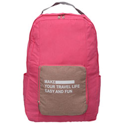 Nicci Foldable Travel Backpack - Yellow