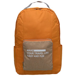Sac À Dos De Voyage Pliable De Nicci - Jaune