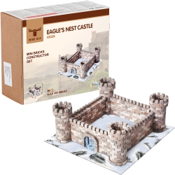 WISE ELK Mini Bricks Construction Set Eagle's Nest Castle - 870 PCs