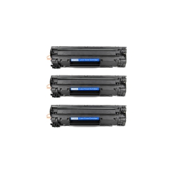 PRINTER SOLUTION Brand New Compatible 3 Pack HP 48A (Cf248A) Toner Cartridge In Black