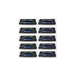 PRINTER SOLUTION Brand New Compatible 10 Pack HP 26X (Cf226X) High Yield Toner Cartridge In Black