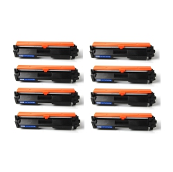 PRINTER SOLUTION Brand New Compatible 8 Pack HP Cf217A Toner Cartridge for M102W/m130Fn/m130Fw/m130Nw In Black
