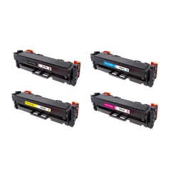 PRINTER SOLUTION Brand New Compatible HP 410X (Cf410X, Cf411X, Cf412X, Cf413) Toner Cartridge Set