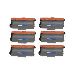 CC Premium Compatible 6 Pack Brother Tn-750 Toner Cartridge In Black