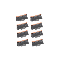 CC Premium Compatible 8 Pack Brother Tn-850 (Tn850) Extra High Yield Toner Cartridge In Black