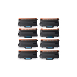 CC Premium Compatible 8 Pack Brother Tn-880 (Tn880) Extra High Yield Toner Cartridge In Black