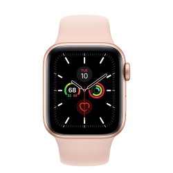 Apple Watch - プウ Apple Watch Series 5 (GPS) 40mm Gold Aluminum with Pink Sand