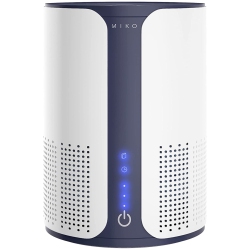 MIKO Smart Air Purifier for Home, 400 Sqft, True H13 Hepa Air Filter Medical Grade Efficiency, Multiple Speeds, Quiet, OZone Free, Essential Oil