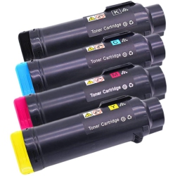 INKFIRST 1 Set Of 4 ® Compatible Toner Cartridges 6510 6515 Replacement for Xerox Workcentre 6515 Phaser 6510