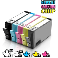 INKFIRST 1 Set Of 5 ® Compatible Ink Cartridges Replacement for HP 564 Xl 564Xl High Yield Photosmart 7510 7515 7520 7525 B8550