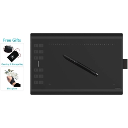 HUION New 1060Plus Graphics Drawing Tablet With 8192 Pressure Sensitivity And Built-In Card Reader 8 Microsd Card 5080