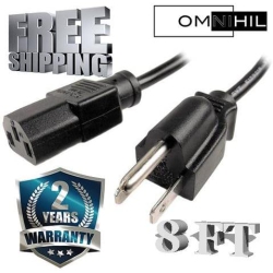 OMNIHIL Ac Power Cord Compatible With Brother Dcp Series Printers Power Supply