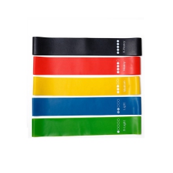 AXGEAR 5 Levels Yoga Resistance Bands Loop for Crossfit Fitness Booty Leg Exercise Band