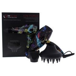 INGLAM Ion Force Super Heat And Air Flow Hair Dryer - HDa 1970F Flower Powder By for Unisex - 1 PC Hair Dryer