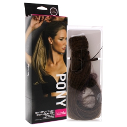 HAIRDO Simply Straight Pony - R830 Ginger By for Women - 18 Inch Hair Extension In Brown